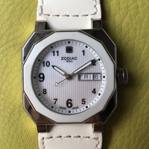 Zodiac Women Icon White Watch